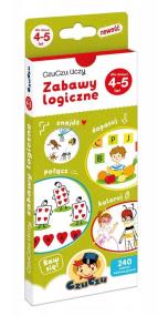 Okładka książki CzuCzu Uczy Zabawy logiczne dla dzieci od 4-5