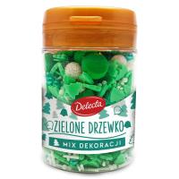 Opakowanie Delecta Dekoracje Zielone drzewko 55 g