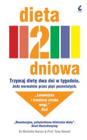 Dieta 2-dniowa. Autor: Michelle Harvie. ZdrowePodejscie.pl Okładka książki Dieta 2-dniowa
