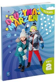 Okładka książki Drużyna marzeń Pięciolatek.Karty pracy cz.2 2022
