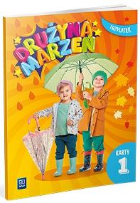 Okładka książki Drużyna marzeń Trzylatek.Karty pracy cz.1 2022