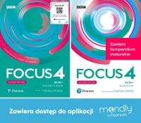 Okładka książki Focus Second Edition 4. Komplet Podręcznik + Zeszyt ćwiczeń + dostęp Mondly