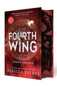 Fourth Wing. Czwarte Skrzydło. Edycja specjalna. Autor: Rebecca Yarros. ZdrowePodejscie.pl Okładka książki Fourth Wing. Czwarte Skrzydło. Edycja specjalna
