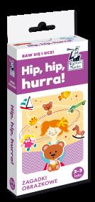 Okładka książki Hip, hip, hurra! Zagadki obrazkowe. Kapitan Nauka wyd. 3