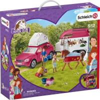 Opakowanie Horse adventures z samochodem i przyczepą SLH42535