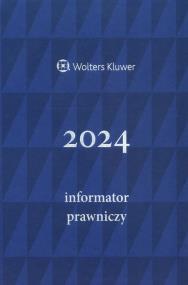 Okładka książki Informator Prawniczy 2024 Niebieski A5