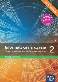 Okładka książki Informatyka LO 2 Informatyka na czasie Podr ZP