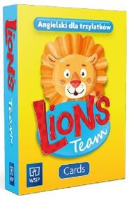 J. ang. 3-latek Lion's Team. Cards 2022 WSIP. Autor:   Praca zbiorowa. ZdrowePodejscie.pl Okładka książki J. ang. 3-latek Lion's Team. Cards 2022 WSIP