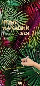 Opakowanie Kalenadarz 2024 ścienny paskowy szeroki home manager KPS-V.1