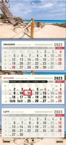 Opakowanie Kalendarz 180183 trójdzielny Majorka KT-1 V38