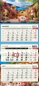 Opakowanie Kalendarz 190193 trójdzielny romantico KT-1 V39