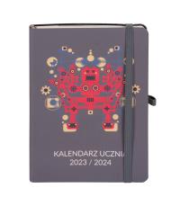 Okładka książki Kalendarz 2023/2024 B6 ucznia TNS robot