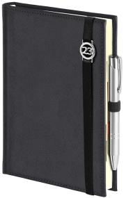 Opakowanie Kalendarz 2023 A5D Cross z gumką azurowa data Czarny