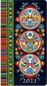 Opakowanie Kalendarz 2023 A6 tygodniowy soft koguty