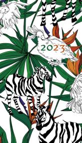 Opakowanie Kalendarz 2023 A6 tygodniowy soft zebry