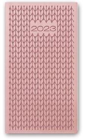 Opakowanie Kalendarz 2023 A6 tygodniowy vivella relief pudrowy róż