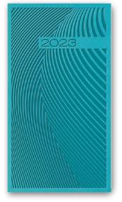 Opakowanie Kalendarz 2023 A6 tygodniowy vivella relief turkusowy