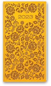 Opakowanie Kalendarz 2023 A6 tygodniowy vivella relief żółty