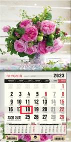 Opakowanie Kalendarz 2023 jednodzielny bukiet KTJ-2 V11