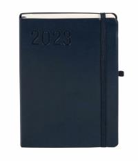 Okładka książki Kalendarz 2023 Minimalizm A5 granatowy DNS