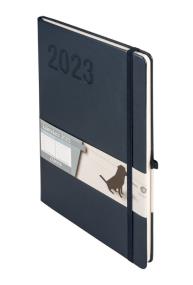 Okładka książki Kalendarz 2023 Minimalizm B5 granatowy TNS ANTRA