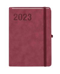 Okładka książki Kalendarz 2023 Nuba A5 burgundowy TNS ANTRA