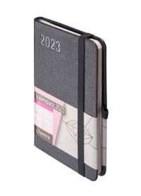 Okładka książki Kalendarz 2023 Rubi A6 grafitowy TDW ANTRA