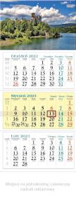 Opakowanie Kalendarz 2023 Trójdzielny Czorsztyn