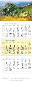 Opakowanie Kalendarz 2023 Trójdzielny Giewont