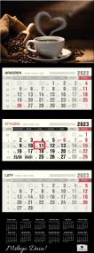 Opakowanie Kalendarz 2023 trójdzielny kawa KT-2 V27