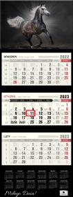 Opakowanie Kalendarz 2023 trójdzielny koń KT-2 V30