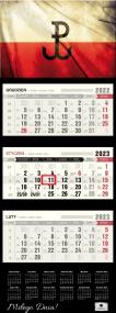 Opakowanie Kalendarz 2023 trójdzielny Polska KT-2 V24