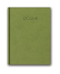 Opakowanie Kalendarz 2024 21D A5 JASNOZIELONY KSIĄŻKOW