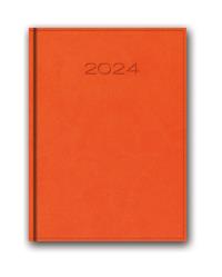 Opakowanie Kalendarz 2024 21D A5 POMARAŃCZOWY KSIĄŻK
