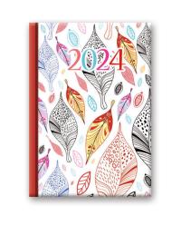 Opakowanie Kalendarz 2024 41DS SOFT B6 LIŚCIE