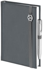 Kalendarz 2024 A4 Tygodniowy Cross srebrny. Wydawca: Wokół nas. ZdrowePodejscie.pl Opakowanie Kalendarz 2024 A4 Tygodniowy Cross srebrny