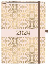 Okładka książki Kalendarz 2024 Glamur Mandala A5 DNS