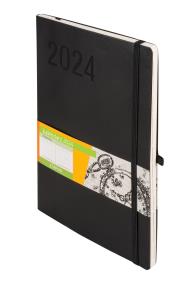 Okładka książki Kalendarz 2024 Impresja B5 czarny TDW