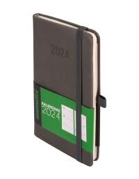 Kalendarz 2024 Memo A6 TDW grafit. Autor: -. ZdrowePodejscie.pl Okładka książki Kalendarz 2024 Memo A6 TDW grafit