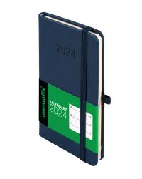 Kalendarz 2024 Memo A6 TDW granat. Autor: -. ZdrowePodejscie.pl Okładka książki Kalendarz 2024 Memo A6 TDW granat