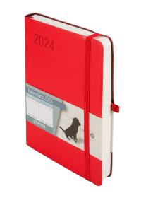 Kalendarz 2024 Minimalizm B6 czerw DNS. Autor: -. ZdrowePodejscie.pl Okładka książki Kalendarz 2024 Minimalizm B6 czerw DNS