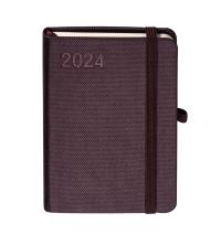 Okładka książki Kalendarz 2024 Rubi A6 brąz TDW