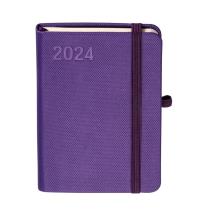 Okładka książki Kalendarz 2024 Rubi A6 fiolet TDW