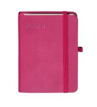 Okładka książki Kalendarz 2024 Rubi A6 różowy TDW