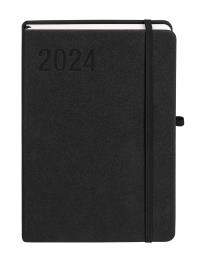 Okładka książki Kalendarz 2024 Sakura A5 czarny DNS