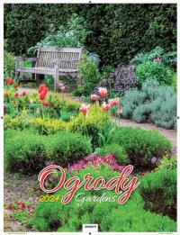 Opakowanie Kalendarz 2024 Ścienny Ogrody