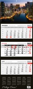 Opakowanie Kalendarz 2024 trójdzielny premium City Dubai KT2-V.53