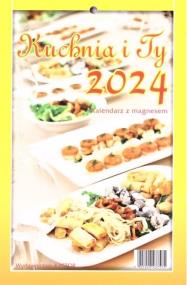 Kalendarz 2024 tygodniowy z magnesem Kuchnia i Ty. Wydawca: Kastor. ZdrowePodejscie.pl Opakowanie Kalendarz 2024 tygodniowy z magnesem Kuchnia i Ty