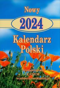 Kalendarz 2024 zdzierak Polski. Wydawca: Kastor. ZdrowePodejscie.pl Opakowanie Kalendarz 2024 zdzierak Polski