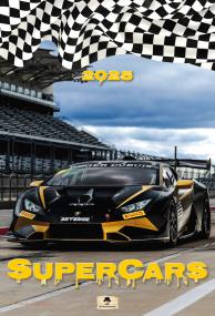 Okładka książki Kalendarz 2025 A3 ścienny Super Cars
